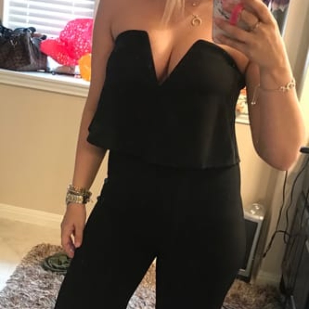Lulu's Navy Jumpsuit - NWT